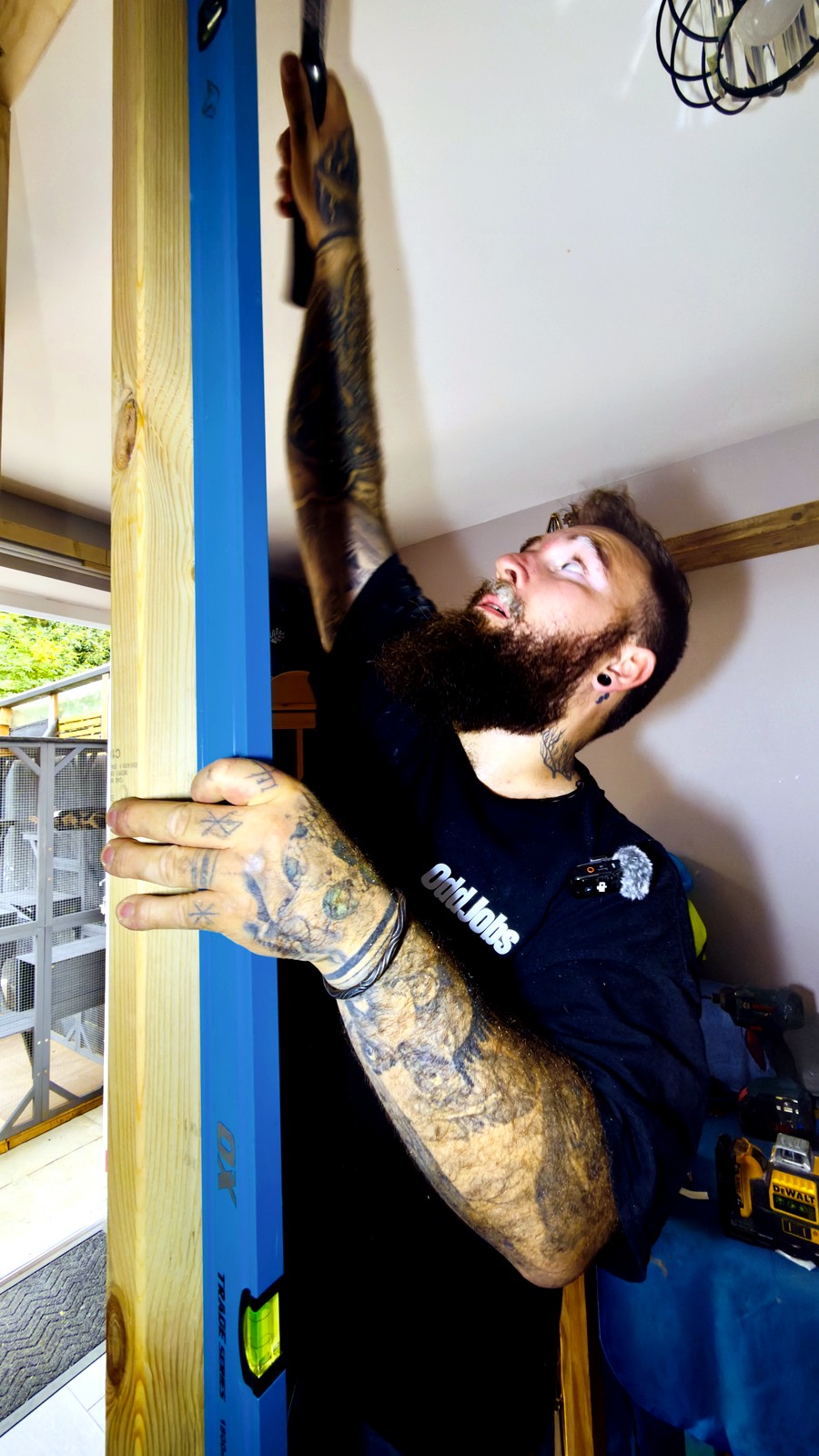 Man tattoos standing - other works project by OddJobs in Kent